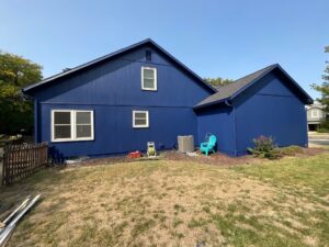 #542 Navy Blue & White Trim & Yellow Door - Overland Park (7)