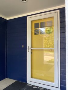 #542 Navy Blue & White Trim & Yellow Door - Overland Park (8)