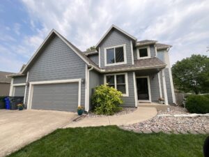 #674 - Blue Gray with White Trim House - Olathe (6)