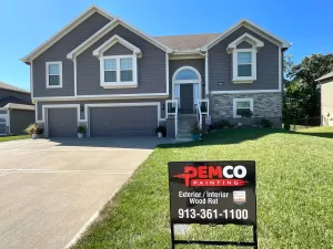 Home painted in Kansas City